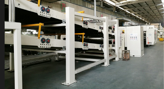 9-stage belt conveyor on the upper layer, 8-stage belt conveyor on the lower layer